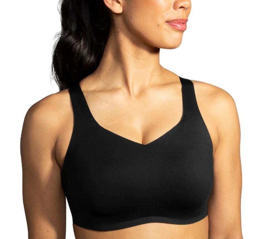 BROOKS Dare Underwire Run Bra NWT Size 32 C Black Running Walking High Impact